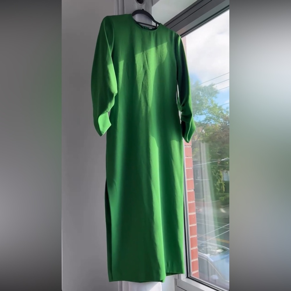 Zara Elegant Green Dress